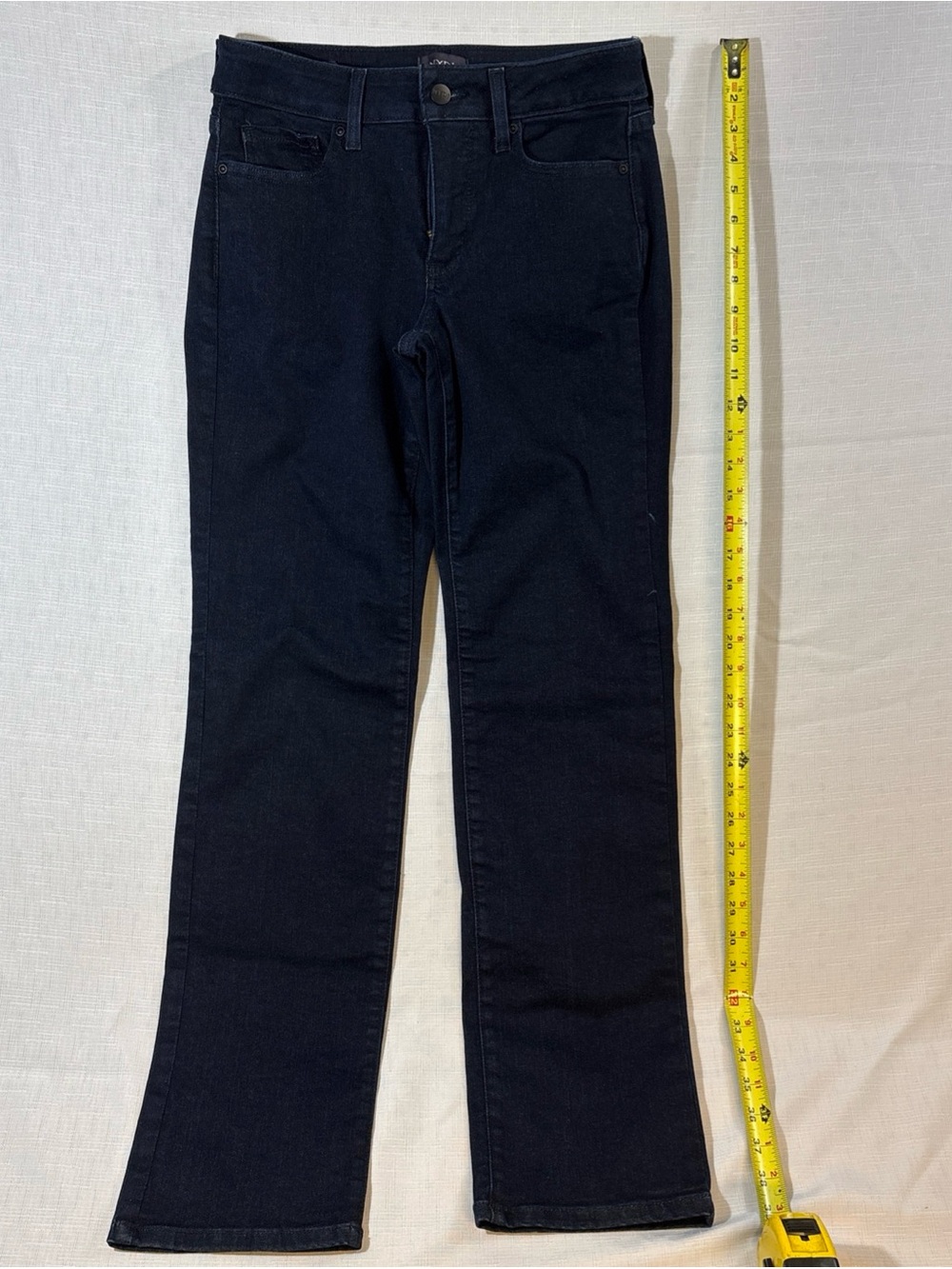NYDJ Women's Navy Bootcut Stretch Jeans